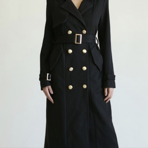 Jackets & Blazers - Stretch Woven Trench Coat